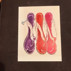 Manolo Blahnik sketchbook print. 9 x 12 in size